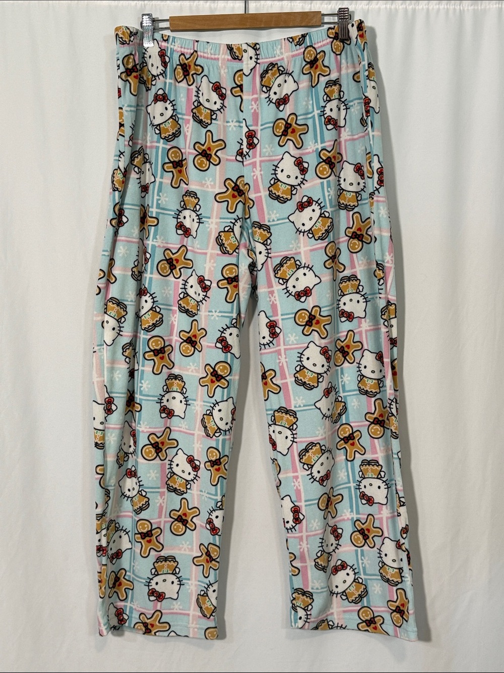 Hello Kitty Light Blue and Pink Pajama Pants